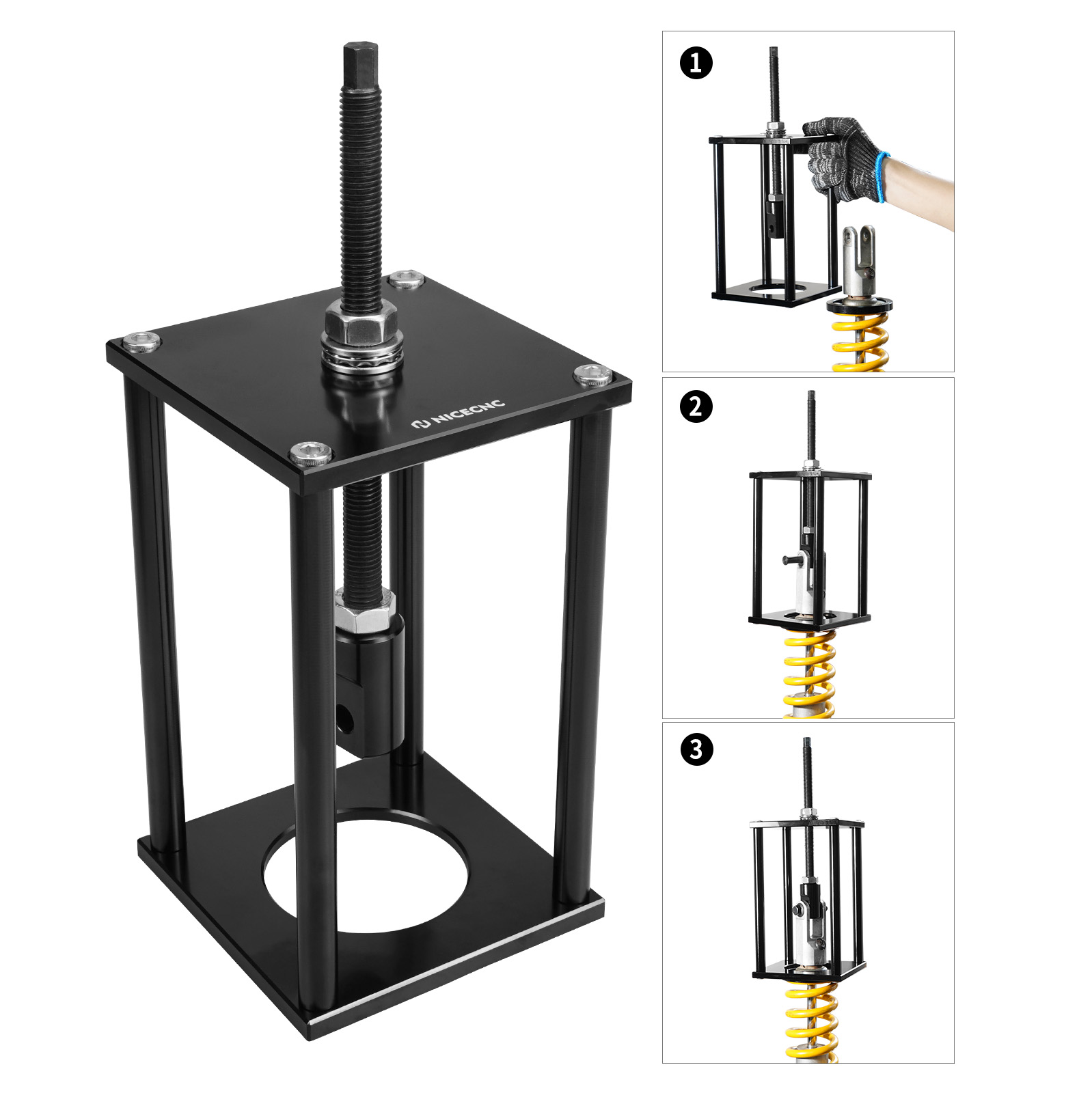 Motorcycle Rear Shock Suspension Spring Compressor Tool