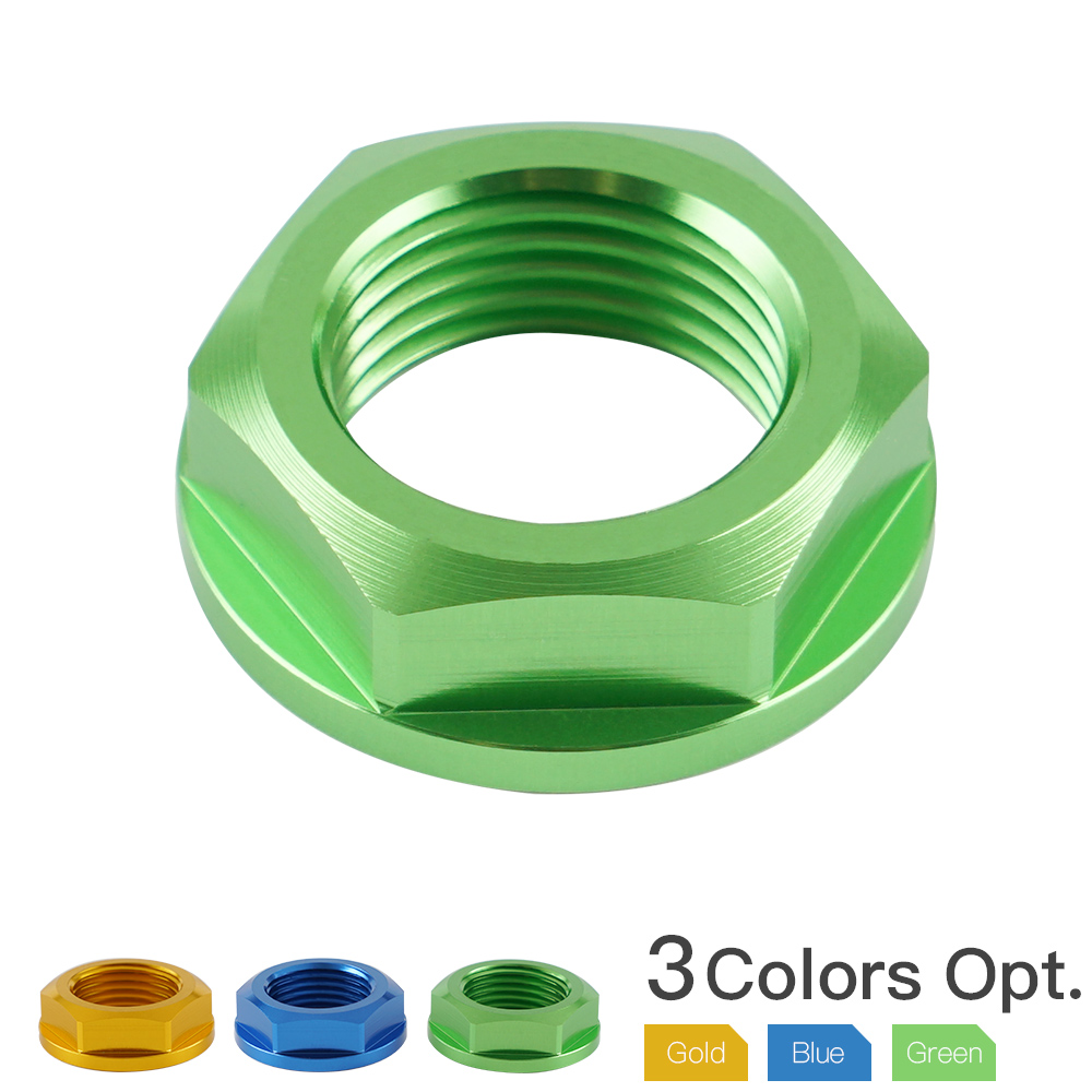 M18 Front Axle Shaft Lock Nut Rim For Kawasaki KX125 KX250 KX250F