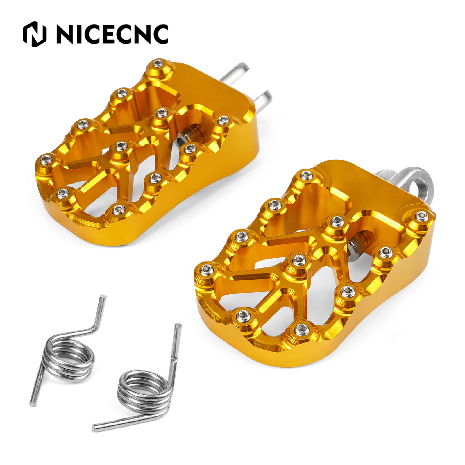 Billet Foot Pegs Footrests CNC 1 Pair For Suzuki DRZ400 DRZ400E DRZ400S