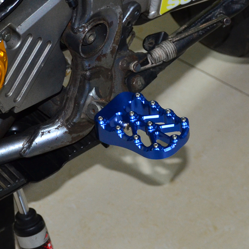 Billet Foot Pegs Footrests CNC 1 Pair For Suzuki DRZ400 DRZ400E DRZ400S