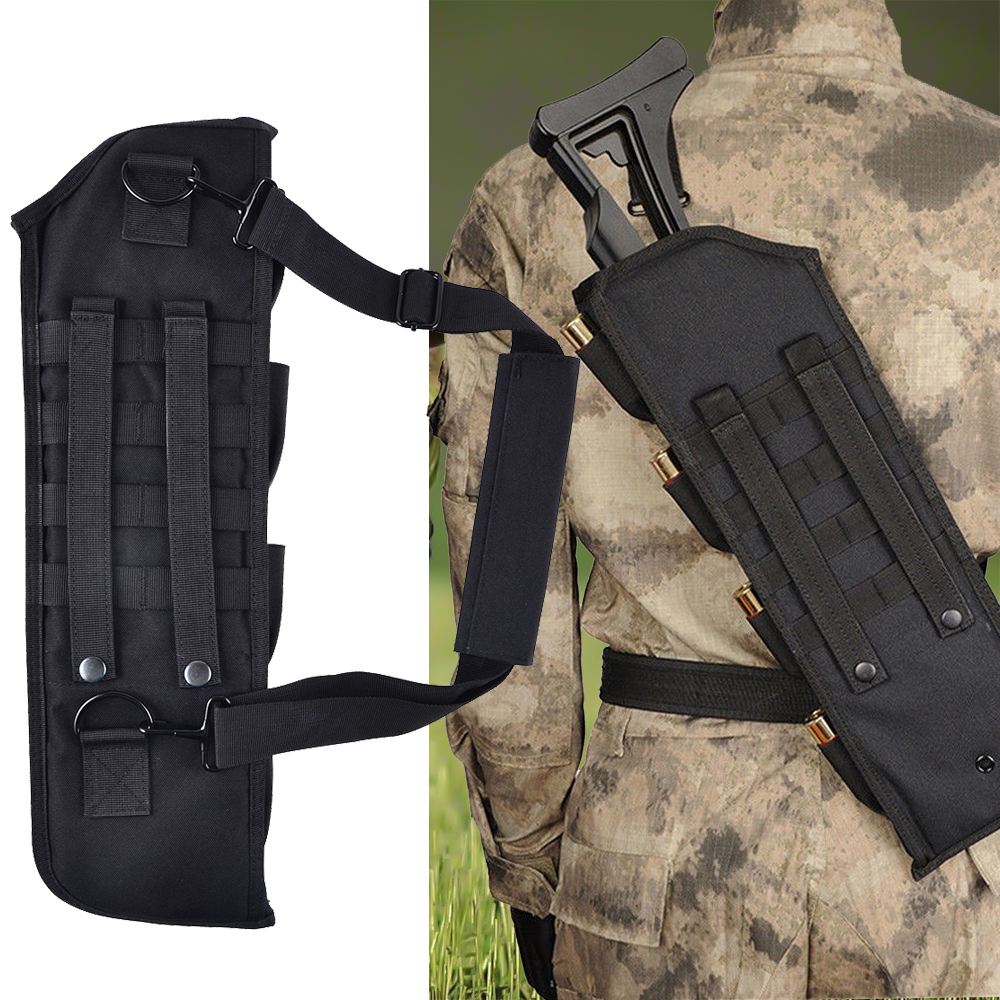 Tactical Rifle Long Carry Backpack Shotgun Scabbard Military Molle | My ...