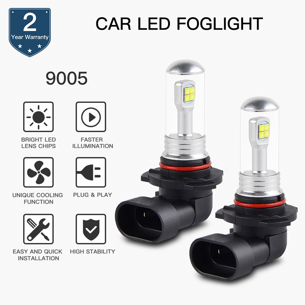 9005 Hb3 Led Headlight Bulbs 80w For Can Am Commander Outlander Renegade Lamp Ebay