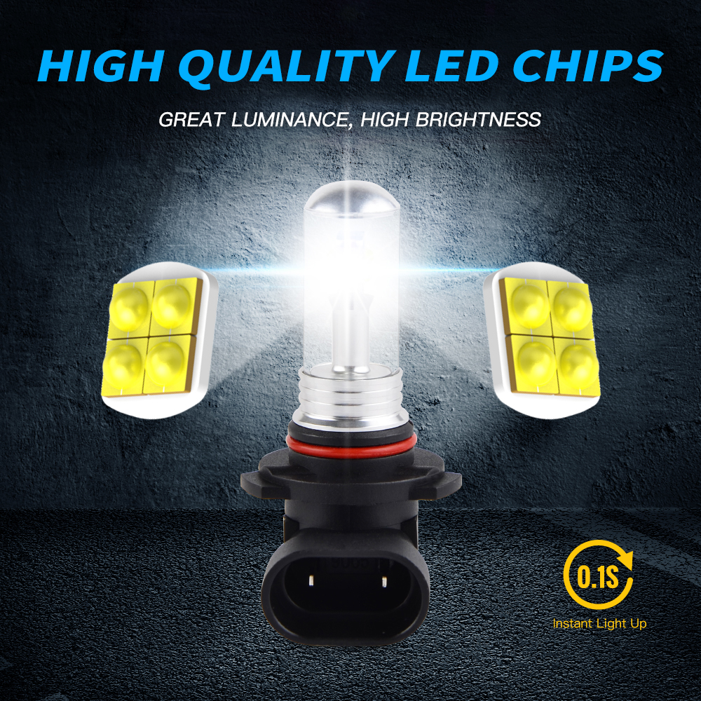 Bevinsee 9005 LED Headlight Bulb For Can-Am Outlander 1000 500 650 800R Max 4x4