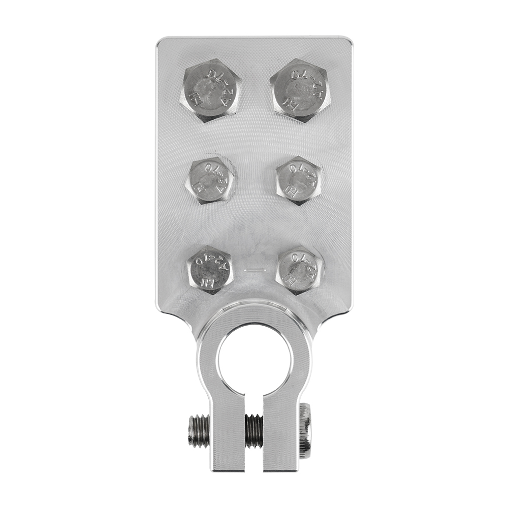 SAE 6 Spot Marine Battery Terminals Car Audio Flat Lug Standard Top