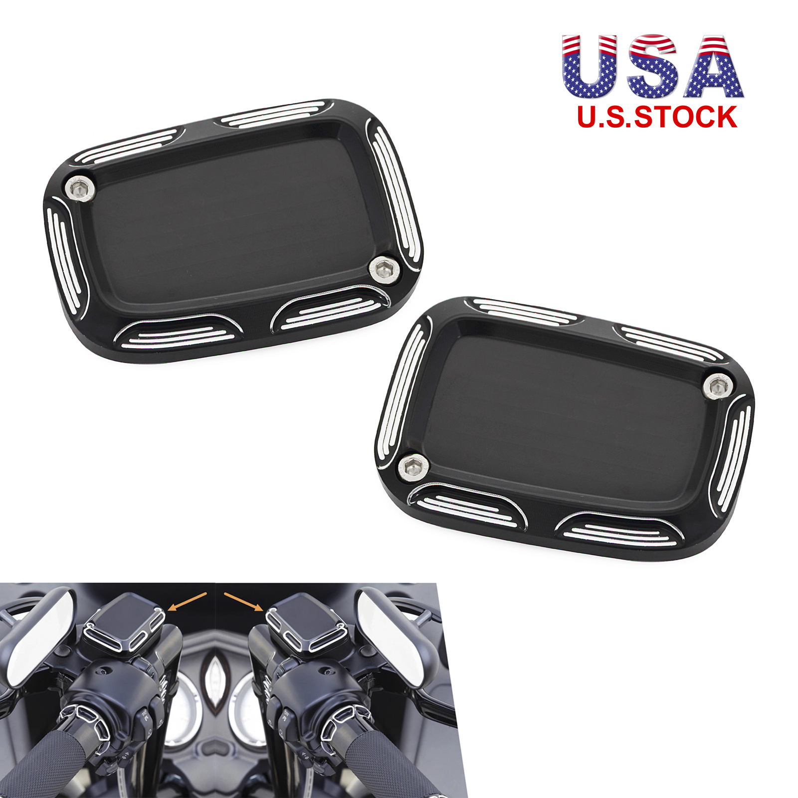 Edge Cut Brake and Clutch Master Cylinder Guard For Harley V Rod Muscle VRSCF