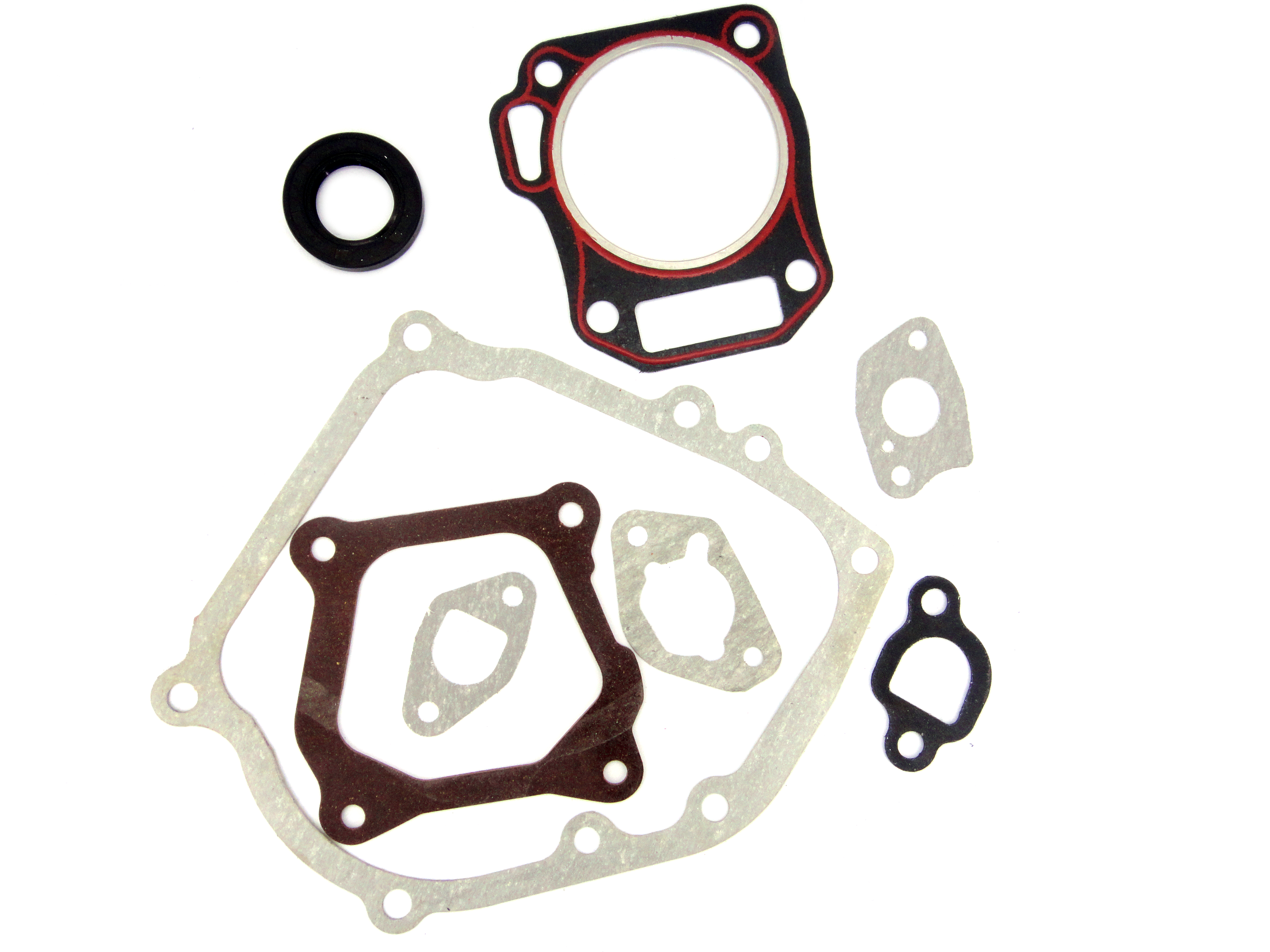 Cylinder Head Full Gasket Set + Oil Seal For Honda GX160 GX200 5.5hp 6