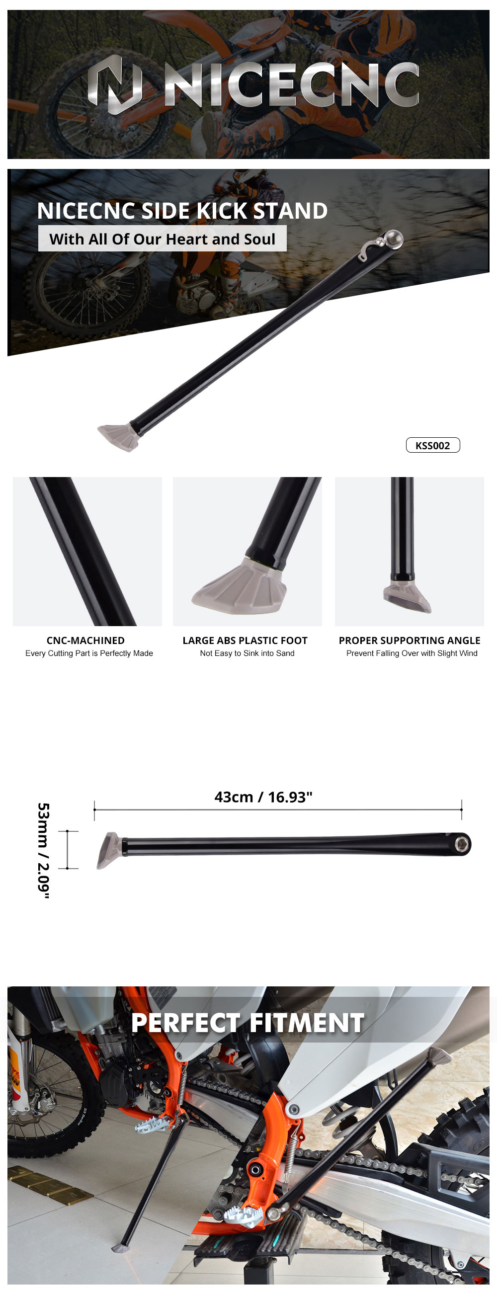 SIDE STAND SPRING HARDWARE KIT KTM EXC EXCF HUSQVARNA TE FE By - View #8