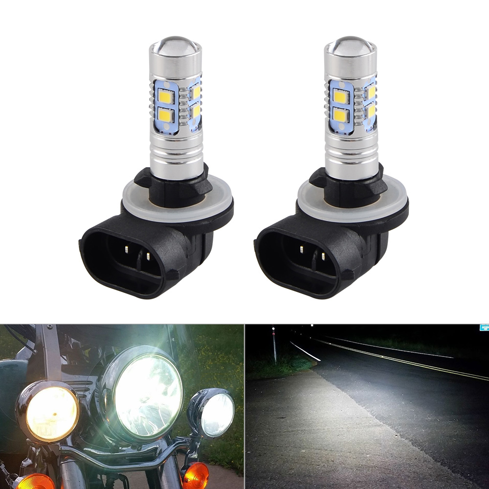 2x LED Headlights Bulbs 6000K White for Polaris ATV Magnum Ranger Sportsman