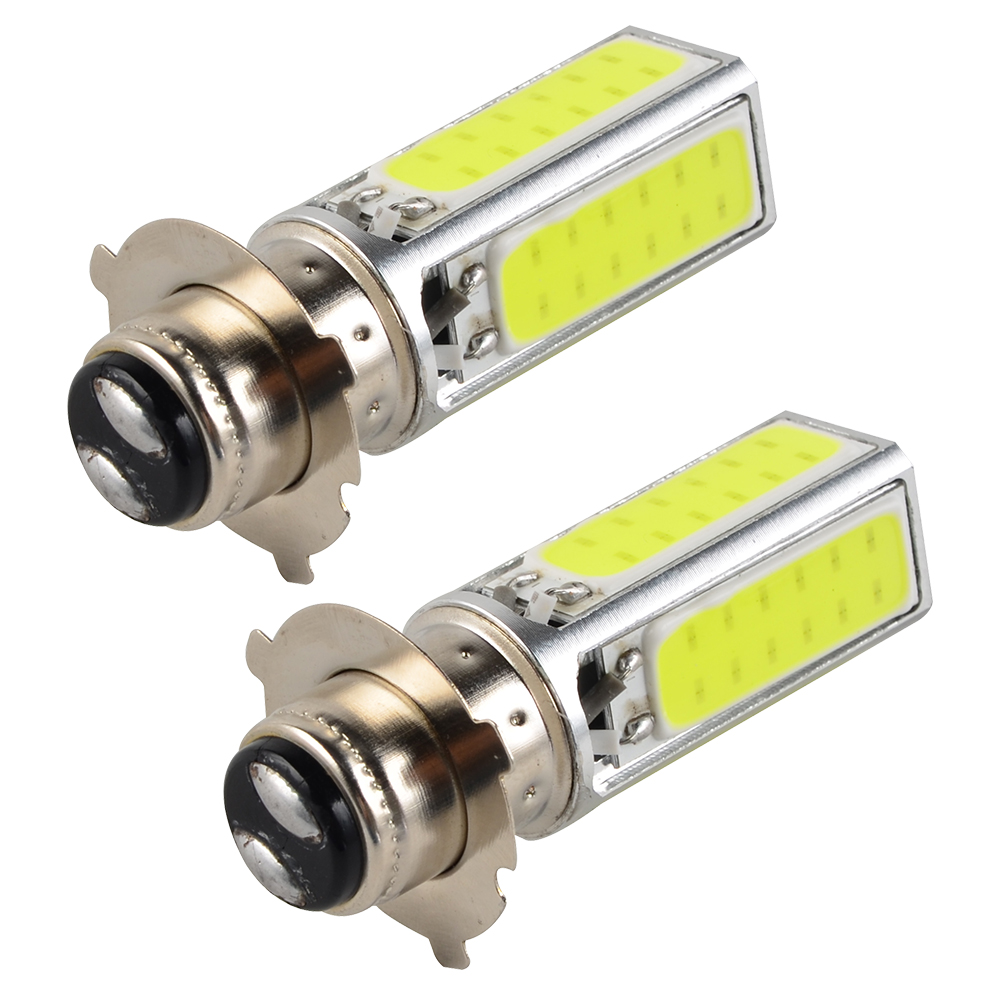2x LED Headlight Bulb For Yamaha YFM200//DX YFS200 Blaster 200 Moto-4 85-89 88-02