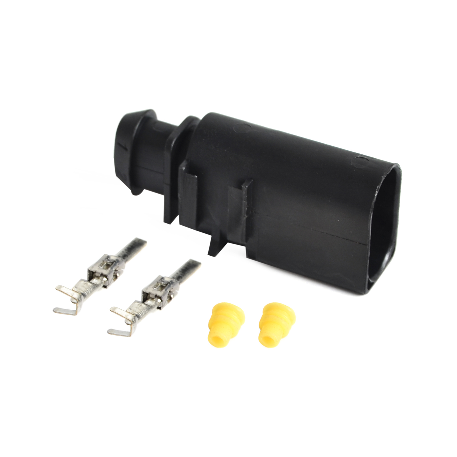 For VW For AUDI 1J0 973 802 - 2 Pin Sealed Male Connector Kit