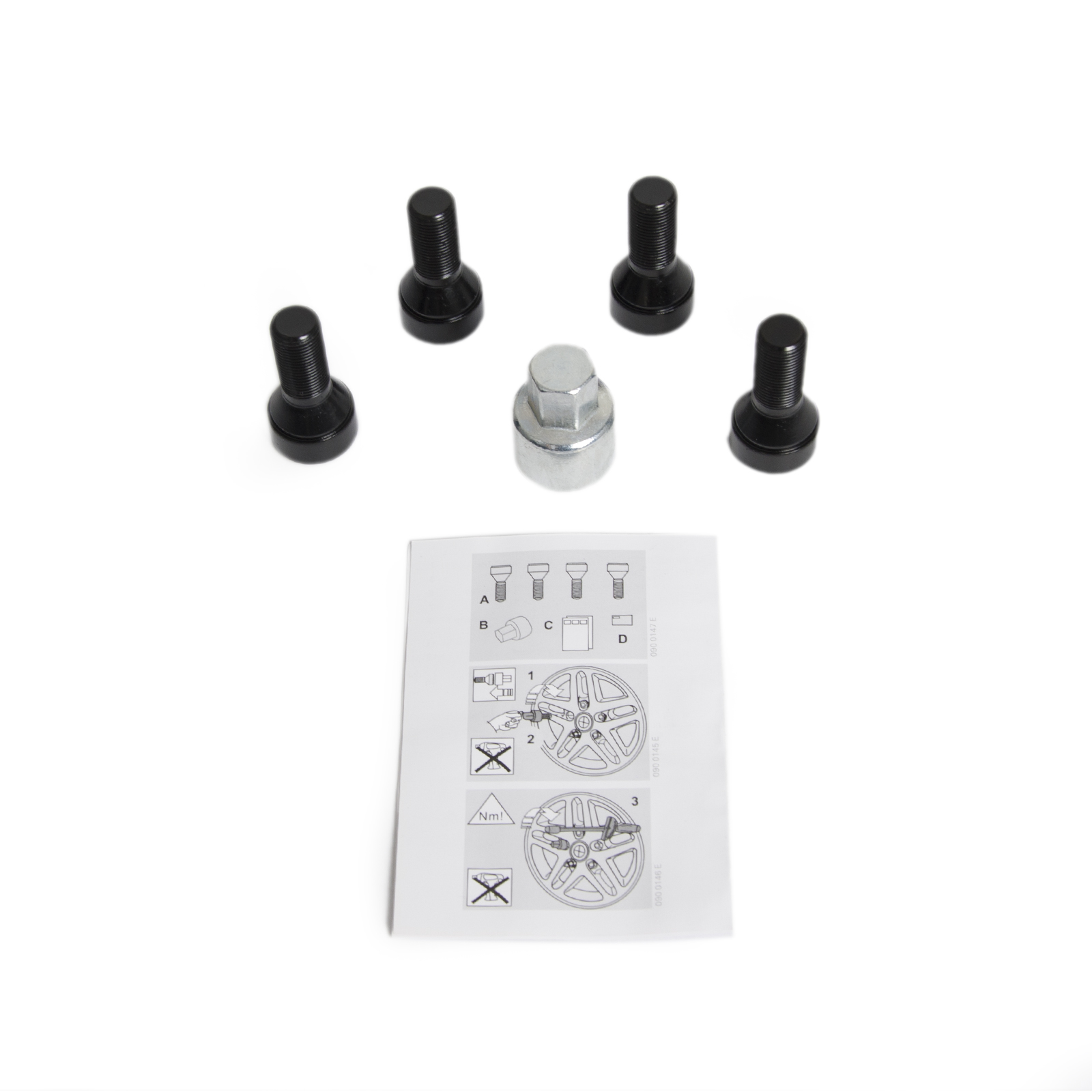 Wheel Lock Set 36136792851 For BMW X3 X4 X5 X6 2 3 4 5 6 7 Series Bolt