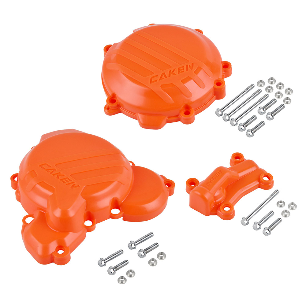 IGNITION COVER PROTECTOR GUARD FITS KTM SXF 450 2016-2018 ORANGE
