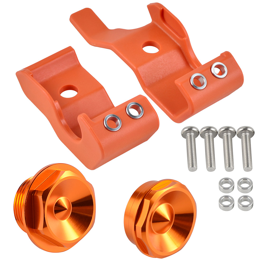 Fork Shock Absorber Adjusters Knob Bolts For KTM 250 SX SXF SXS MXC EXC Six Days