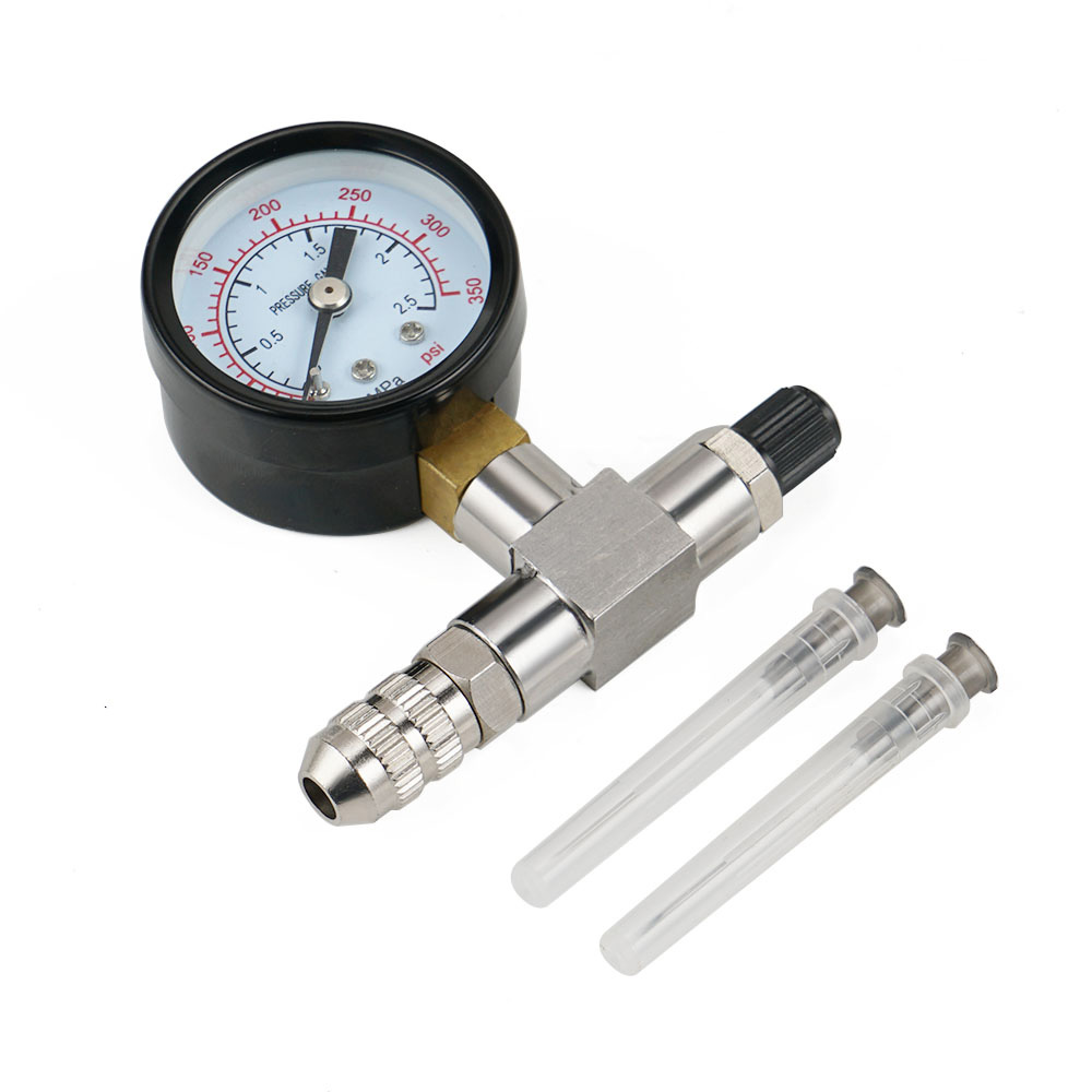 Nitrogen Pressure Gauge Needle Fill Took Kit 350 PSI 2.5MPA Universal eBay