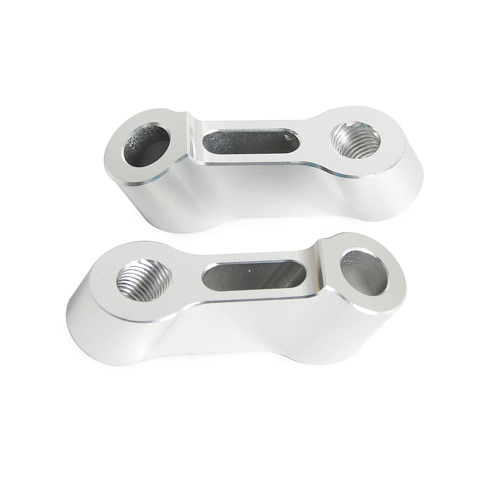 10mm CNC Motorcycle Rear View Mirror Mount Risers Extenders Adapters